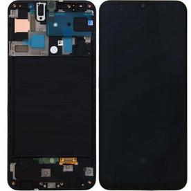 LCD Дисплей за Samsung SM-A505F Galaxy A50 + Тъч скрийн  Черен Оригинал